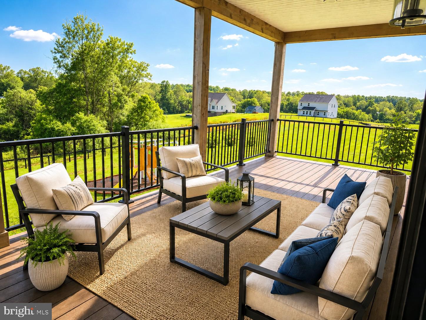 9014 Monumental Mills Road Rixeyville, VA 22737 - Photo 54 of 81 a view of a patio with furniture