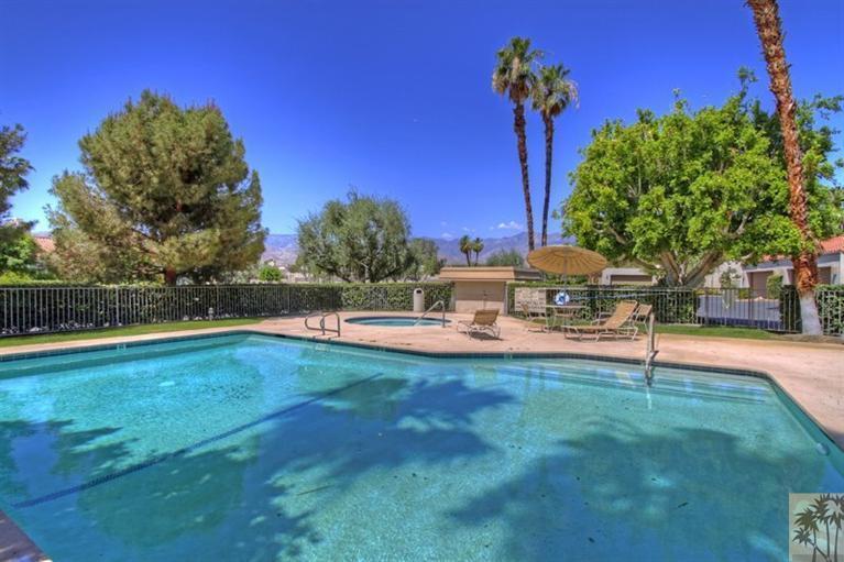 925 Inverness Drive Rancho Mirage, CA 92270 - Photo 34 of 35 a view of pool with lawn chairs and a yard