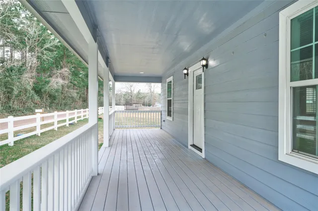 a view of a house with wooden floor