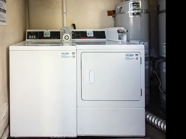 a view of washer and dryer