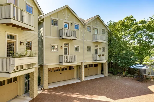 a view of a big building with many windows