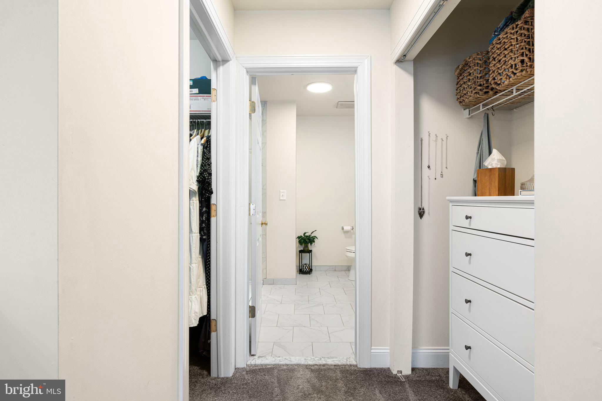 10 Washington Avenue Haddonfield, NJ 08033 - Photo 20 of 35 a view of walk in closet with living room