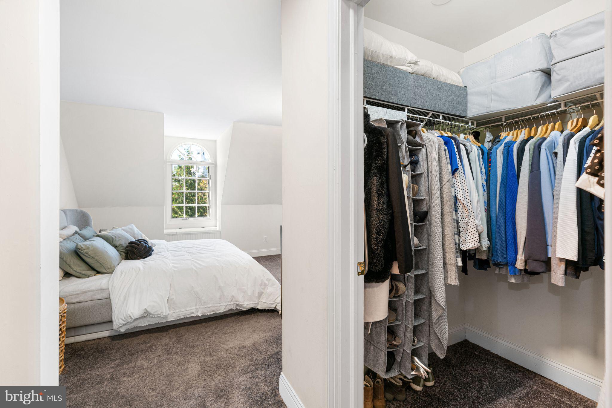 10 Washington Avenue Haddonfield, NJ 08033 - Photo 21 of 35 a bedroom with a bed and a window