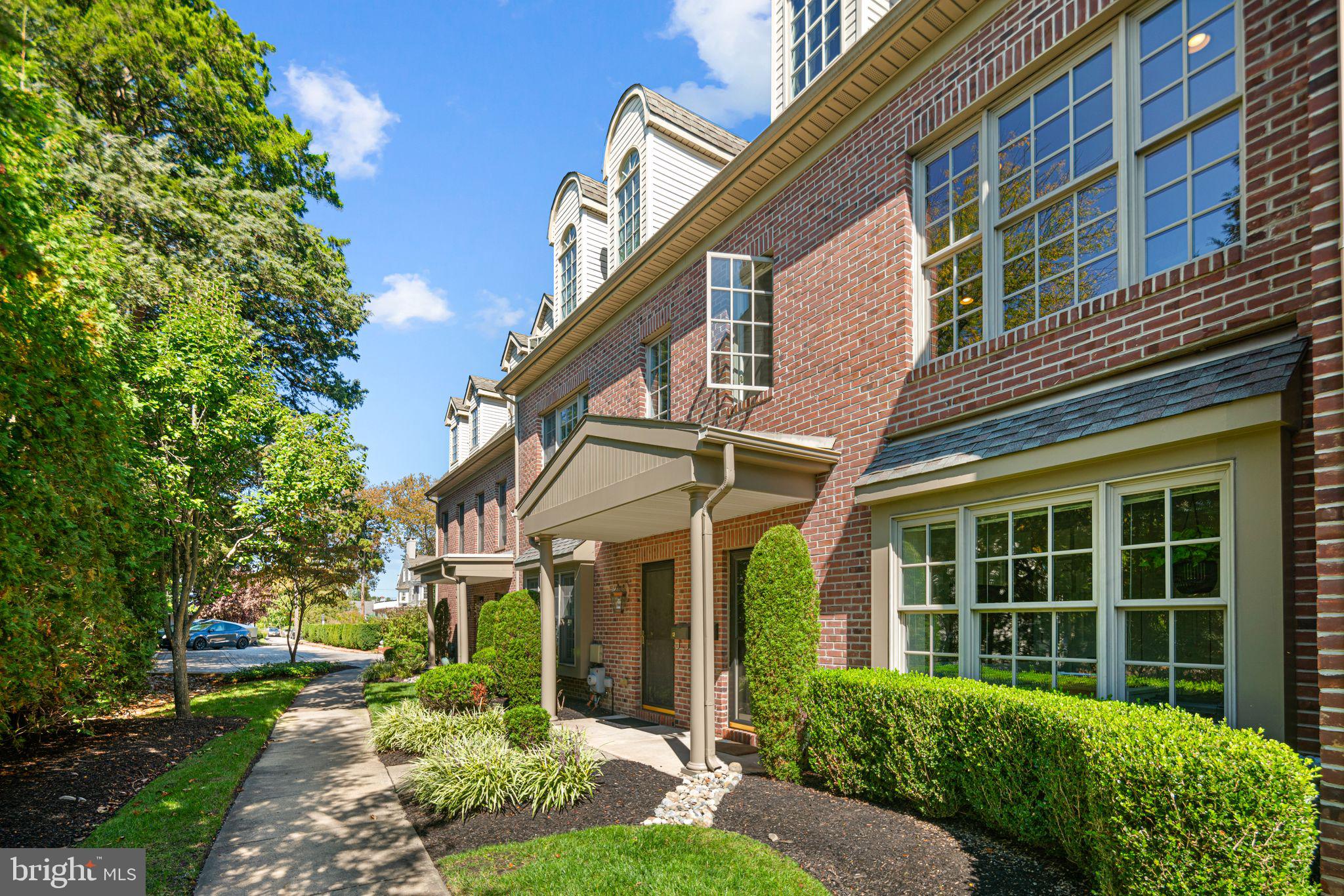 10 Washington Avenue Haddonfield, NJ 08033 - Photo 31 of 35 a view of a house with a yard and plants