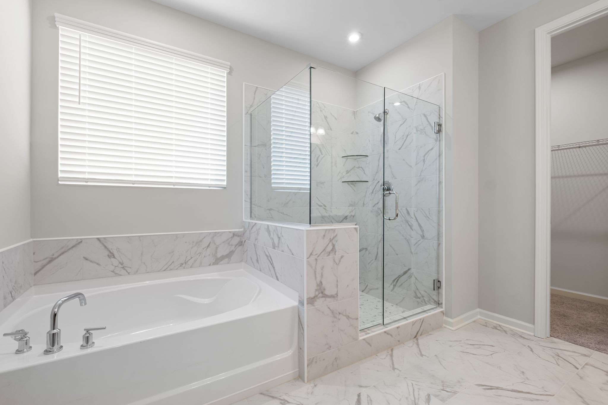 507 Pine Valley Rd Mount Mount Juliet, TN 37122 - Photo 20 of 48 a white bath tub sitting next to a shower