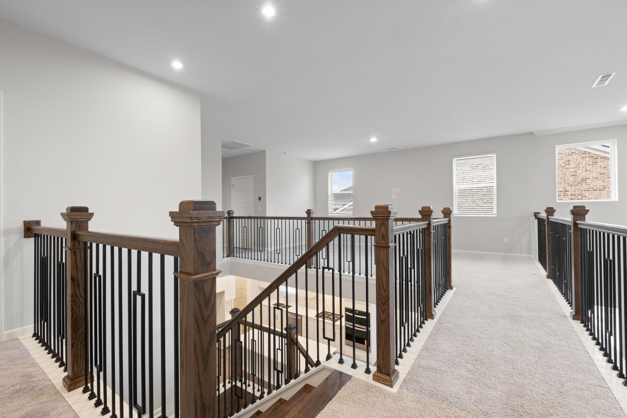 507 Pine Valley Rd Mount Mount Juliet, TN 37122 - Photo 26 of 48 a view of a hallway with wooden floor and stairs