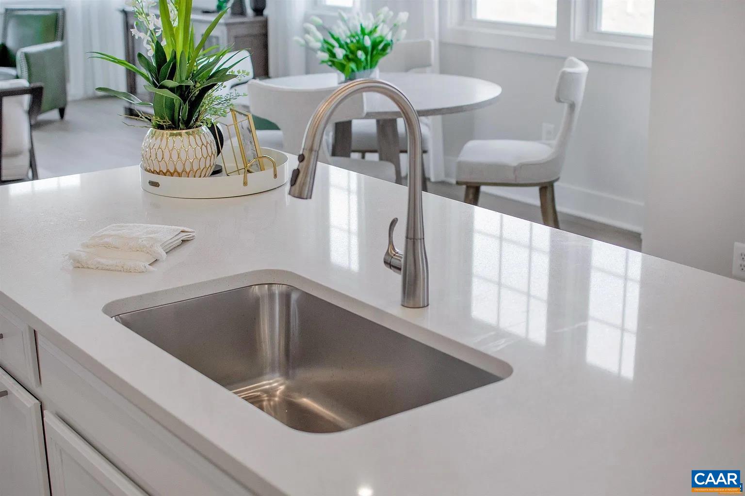 1906 Flora Court Charlottesville, VA 22911 - Photo 3 of 16 a view of kitchen with kitchen island a potted plant on the counter and sink