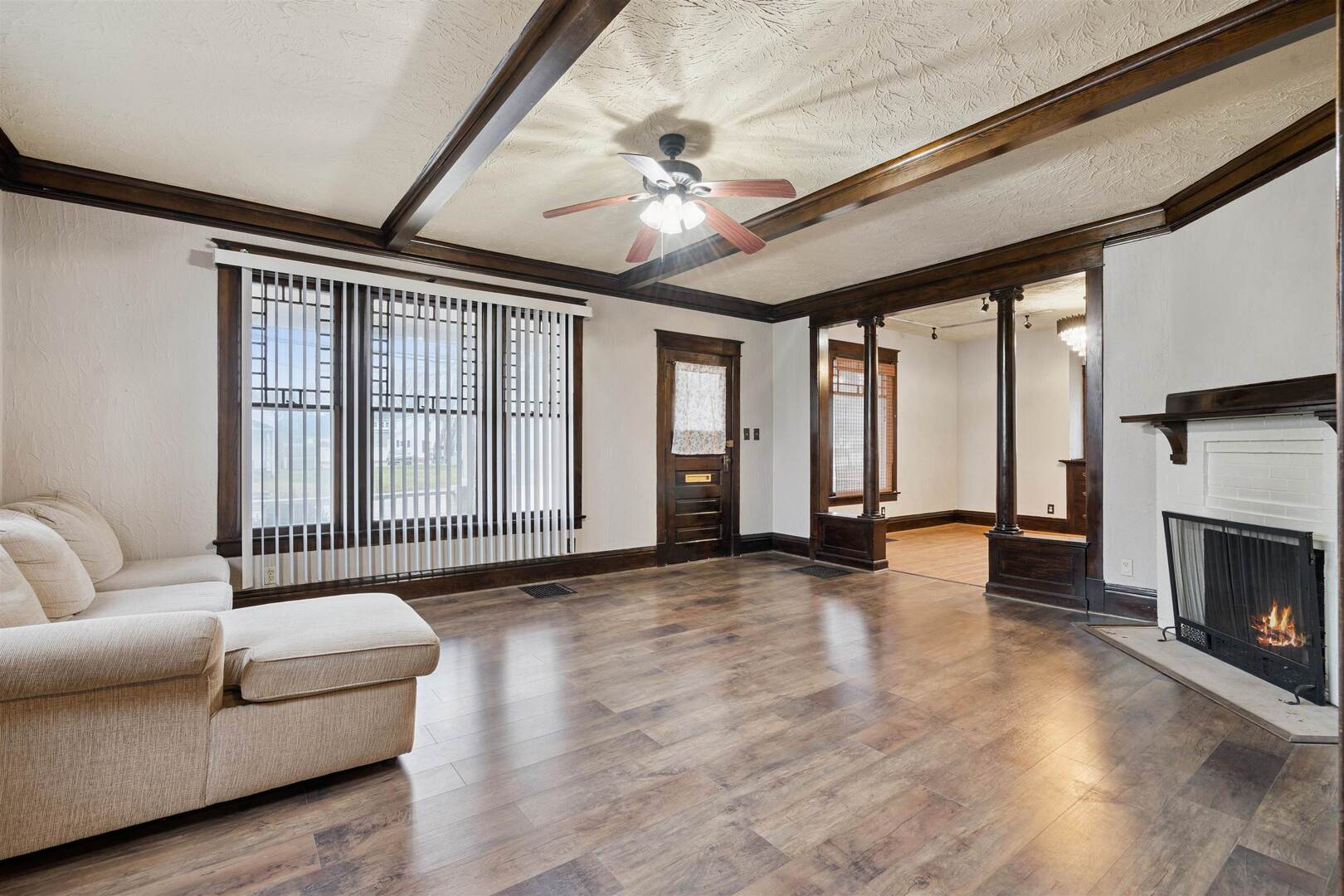 2828 16th Street Moline, IL 61265 - Photo 6 of 39 a living room with furniture and a fireplace