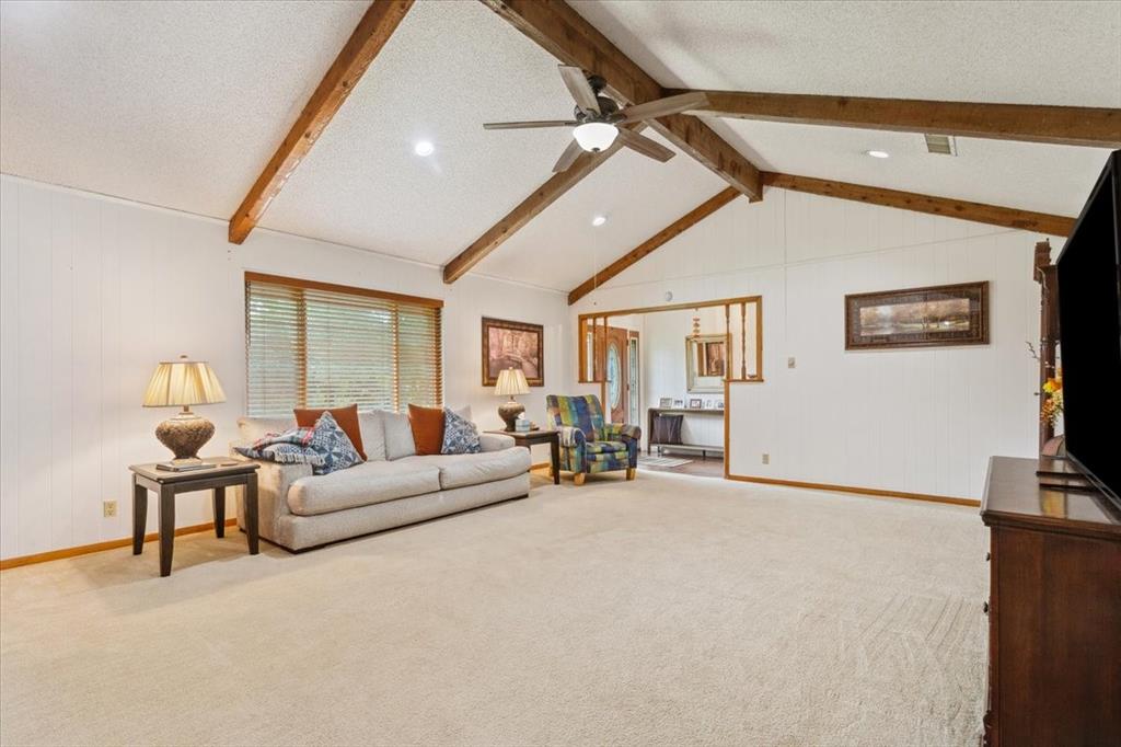 221 County Road 157 Riesel, TX 76682 - Photo 6 of 30 a living room with furniture and a flat screen tv