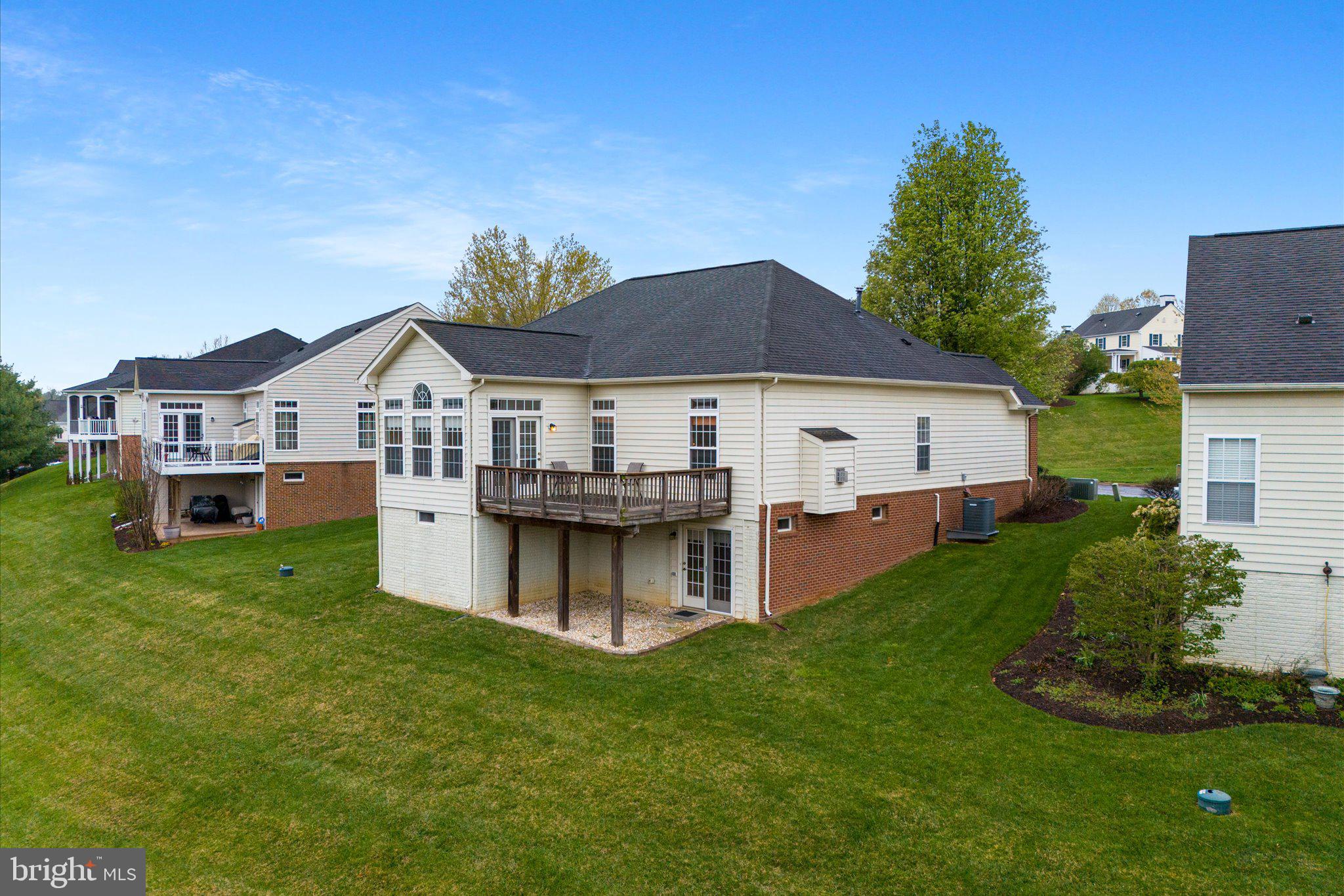 6696 Stream View Lane Warrenton, VA 20187 - Photo 47 of 57 a aerial view of a house next to a big yard with plants and large trees