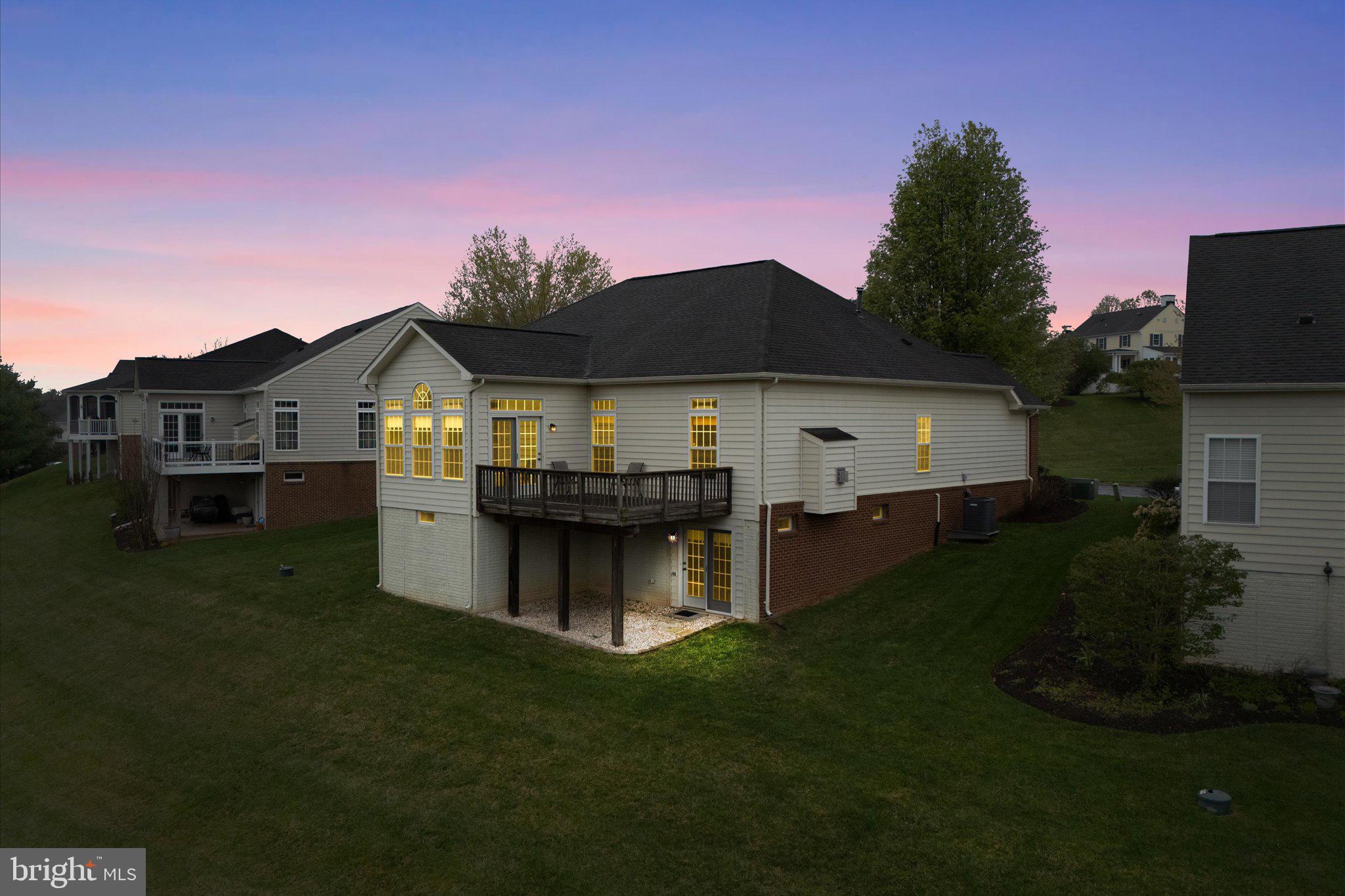 6696 Stream View Lane Warrenton, VA 20187 - Photo 48 of 57 a front view of house with yard and green space