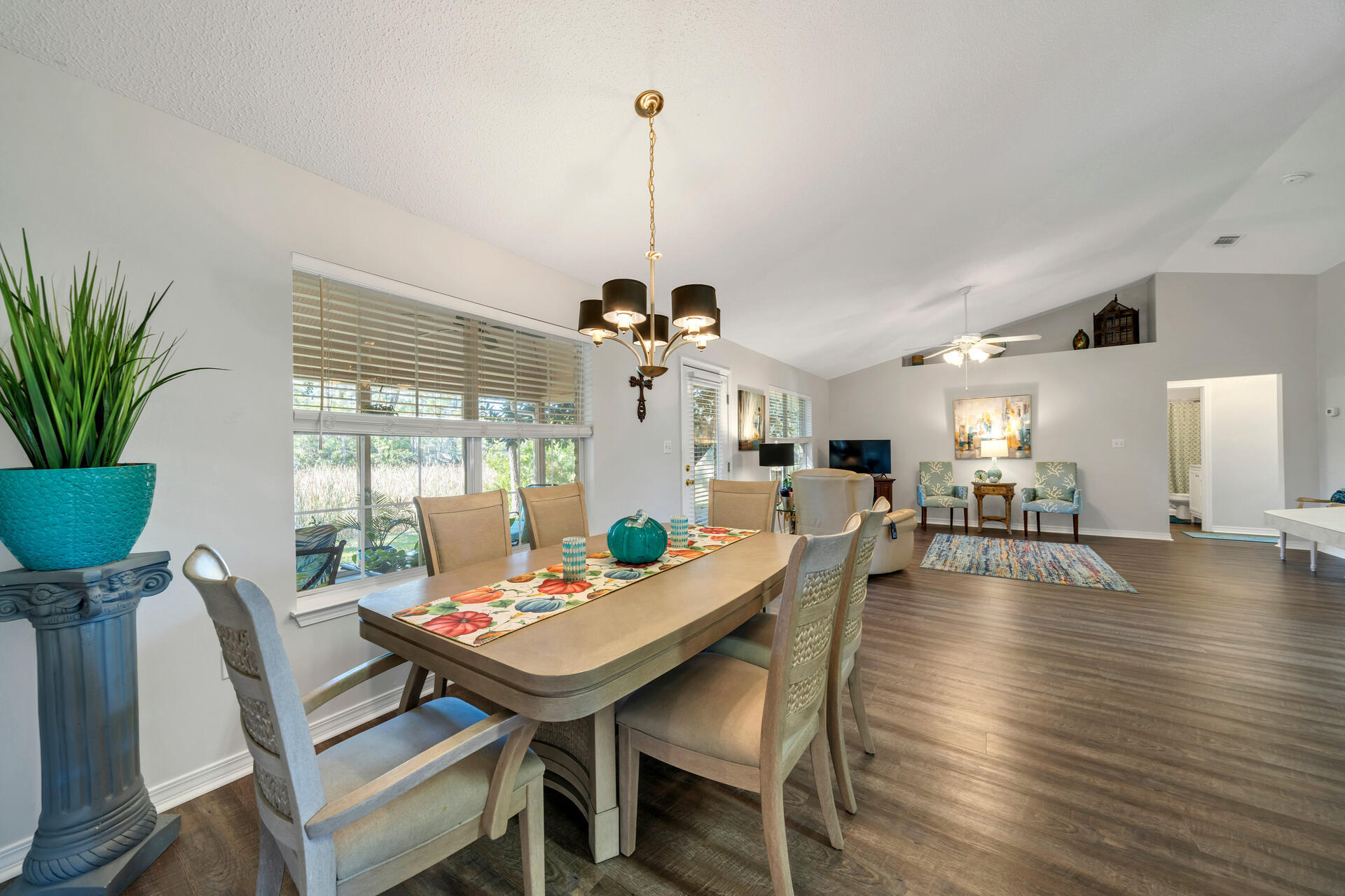262 Beacon Way Miramar Beach, FL 32550 - Photo 17 of 42 a view of a dining room with furniture window and wooden floor