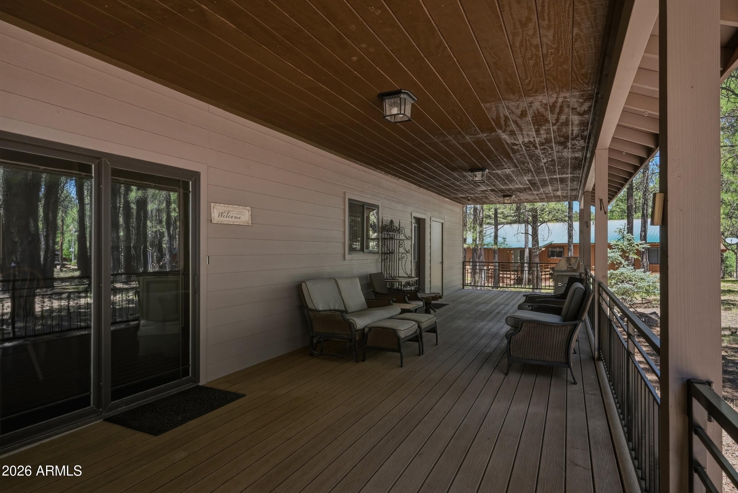 1233 Merzville Road Forest Lakes, AZ 85931 - Photo 32 of 42 Covered Patio