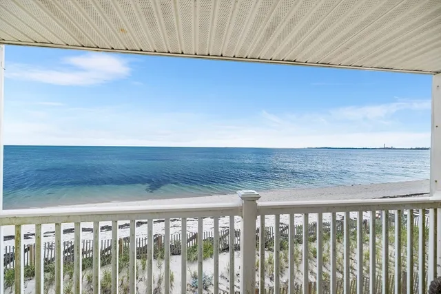 a view of a city skyline from a balcony