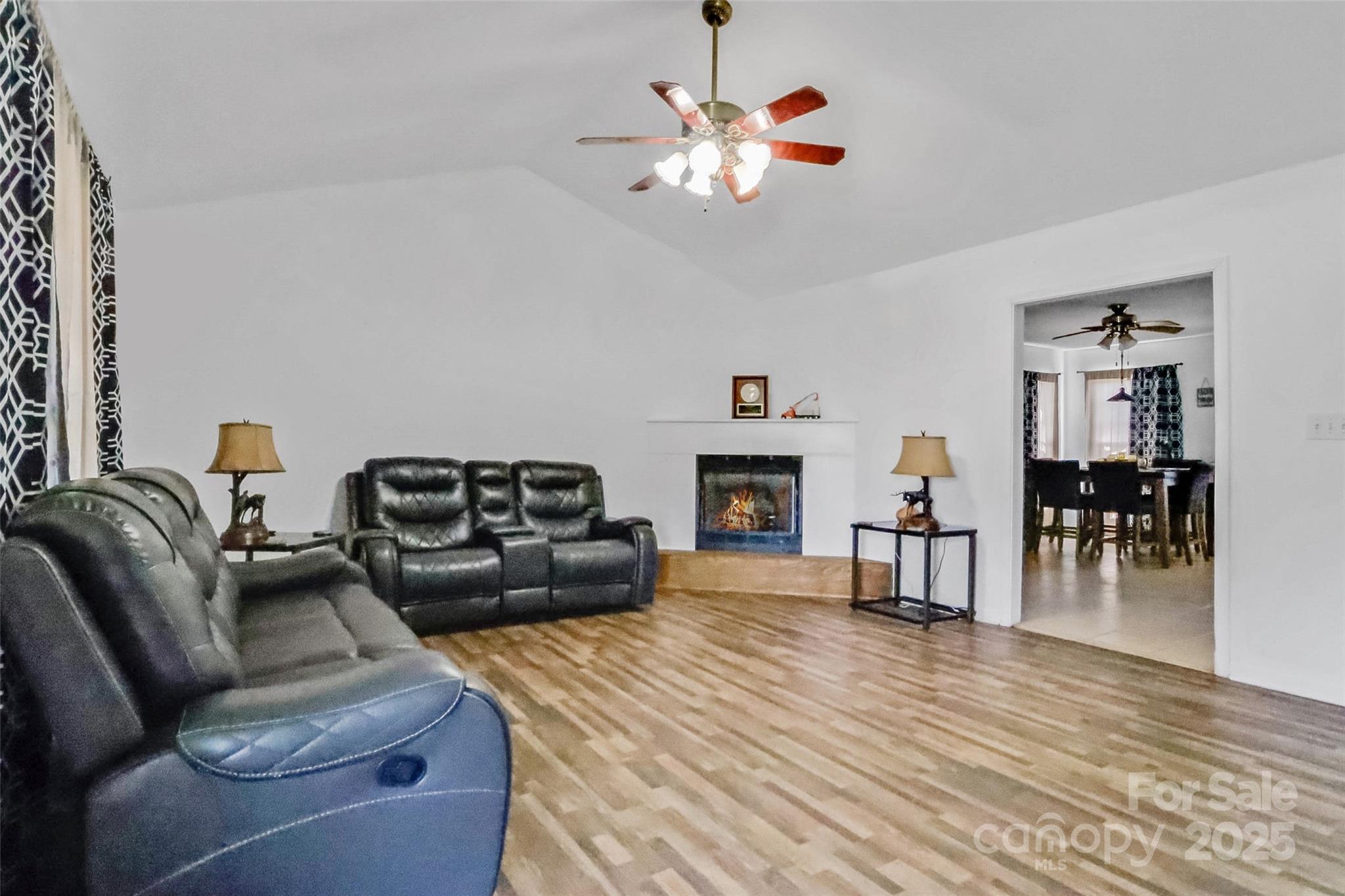 705 Sagrada Drive York, SC 29745 - Photo 7 of 26 a living room with furniture a fireplace and a flat screen tv