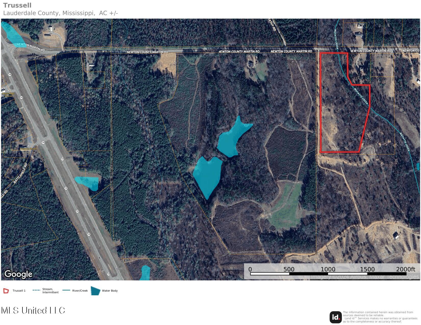 Newton County Martin Road Collinsville, MS 39325 - Photo 11 of 11 SAT Location Map