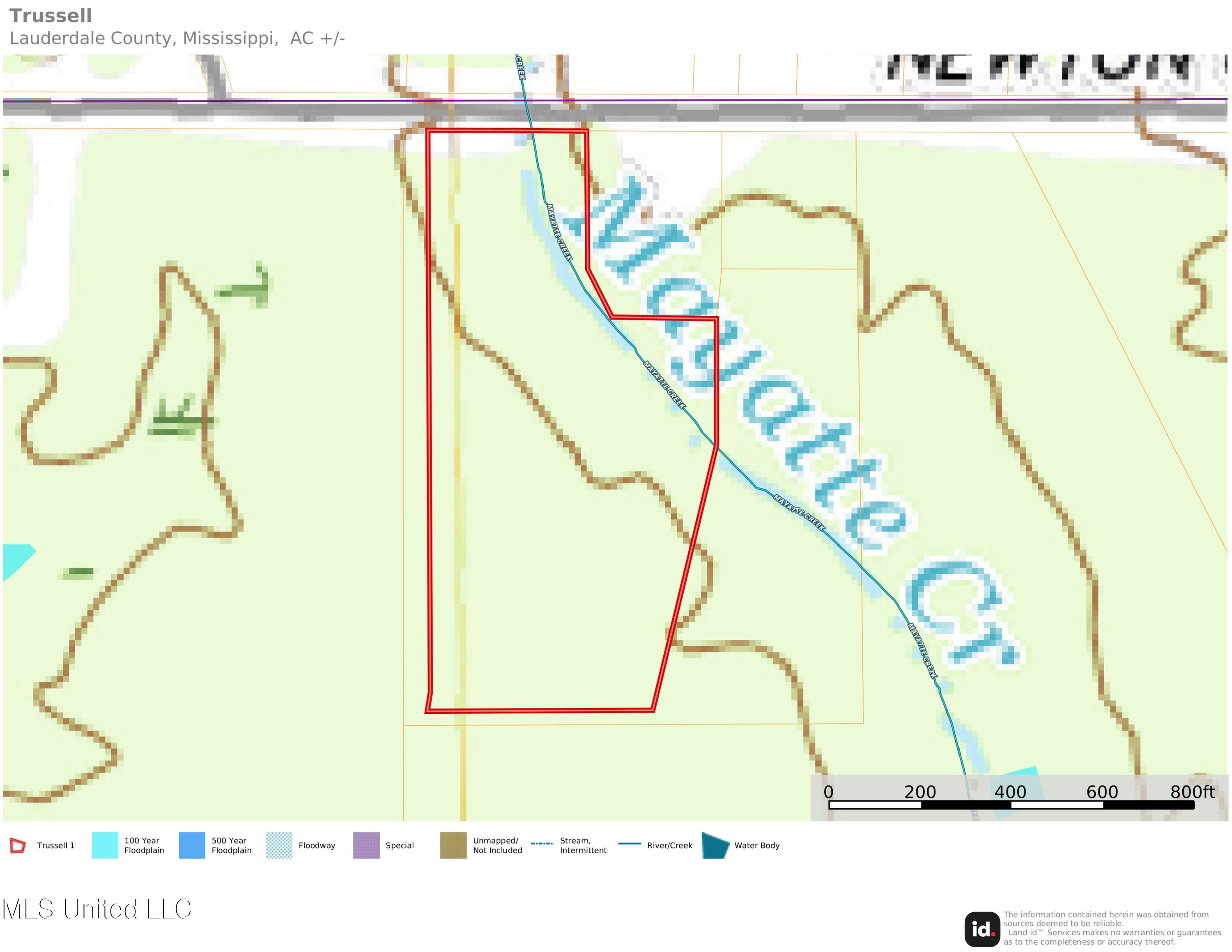 Newton County Martin Road Collinsville, MS 39325 - Photo 8 of 11 TOPO Map