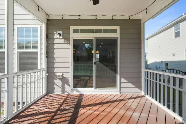 a view of a house with a balcony