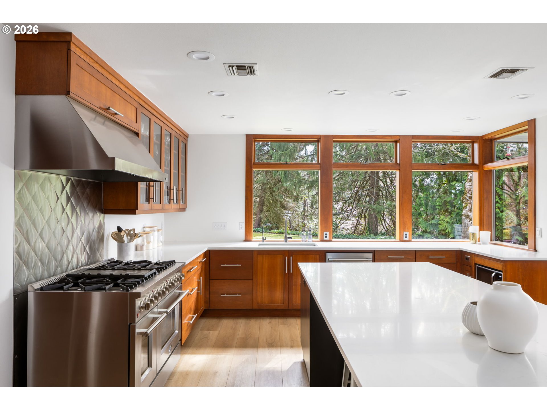400 Northwest Miller Road Portland, OR 97229 - Photo 14 of 48 a kitchen with a sink and a large window
