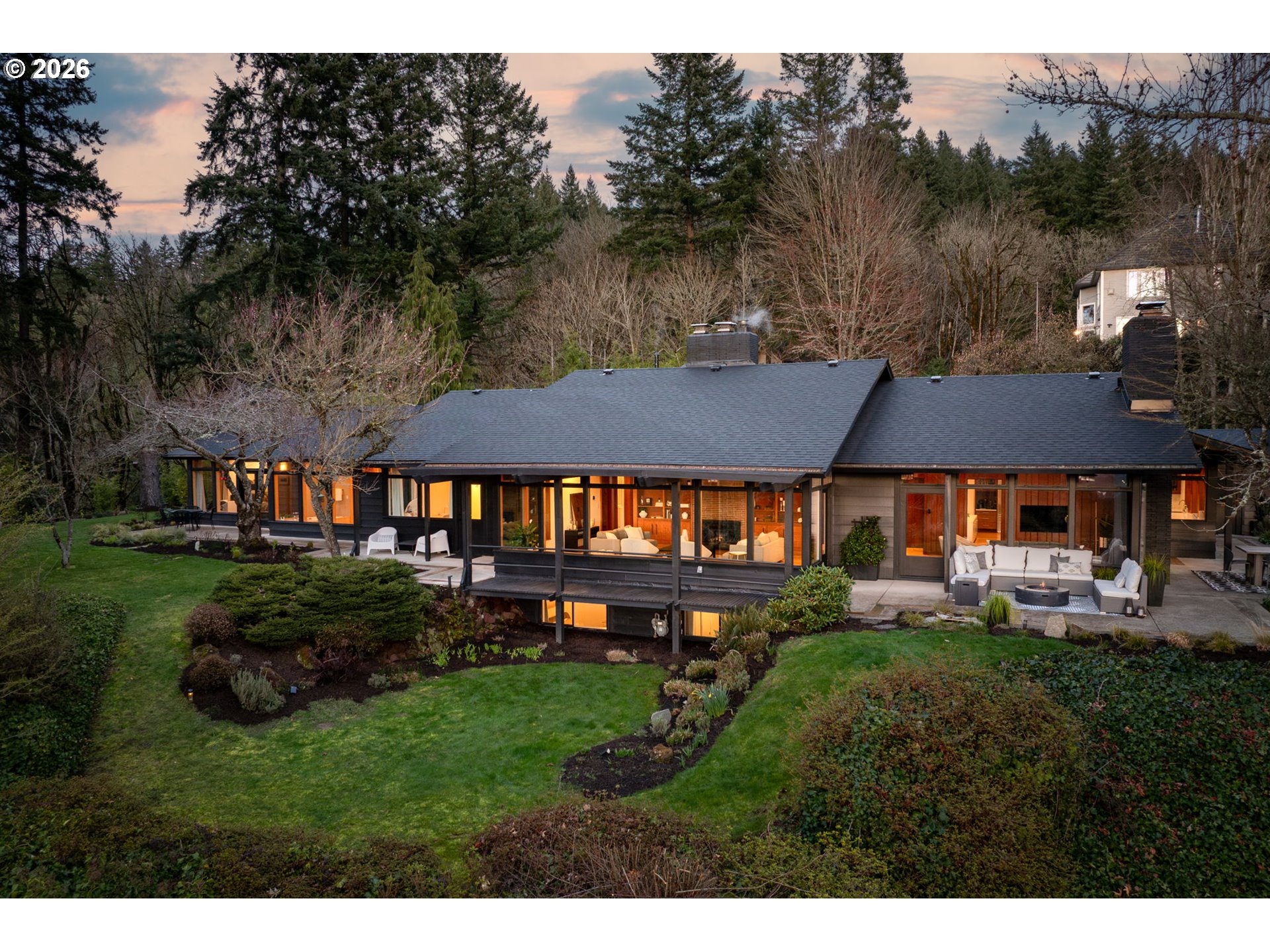 400 Northwest Miller Road Portland, OR 97229 - Photo 2 of 48 a view of a house with garden and a sitting area