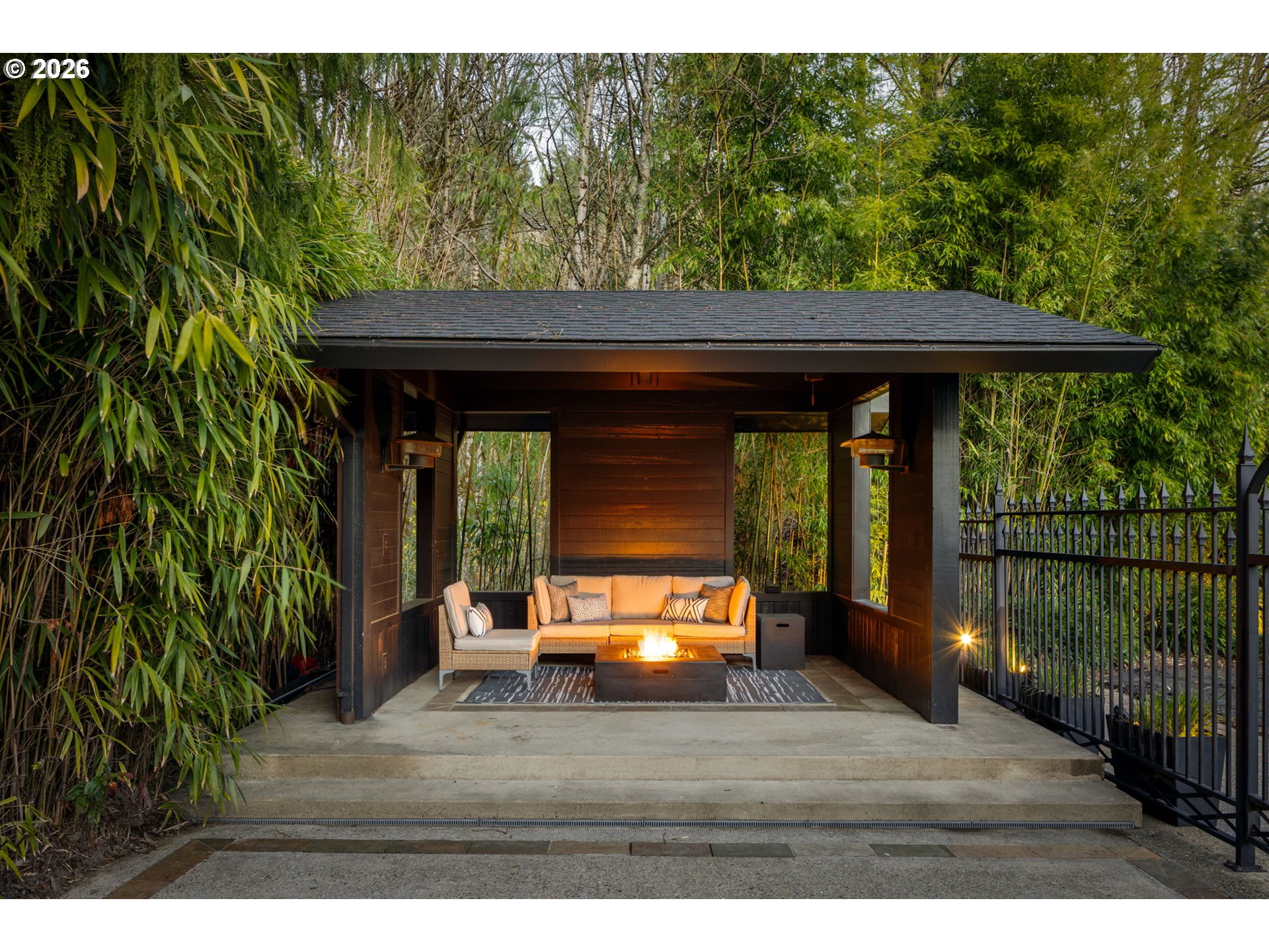 400 Northwest Miller Road Portland, OR 97229 - Photo 43 of 48 a view of a porch with furniture and a yard