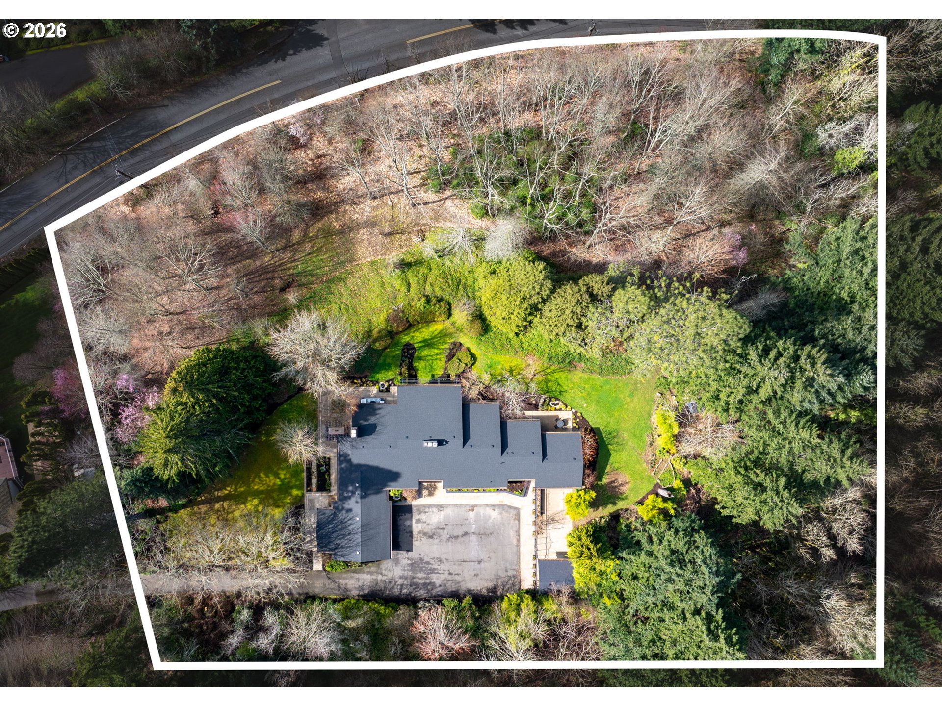400 Northwest Miller Road Portland, OR 97229 - Photo 47 of 48 an aerial view of a house with a yard