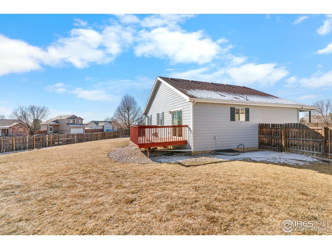 3418 Windmill Court Evans, CO 80620 - Photo 23 of 31 a view of a house with a yard