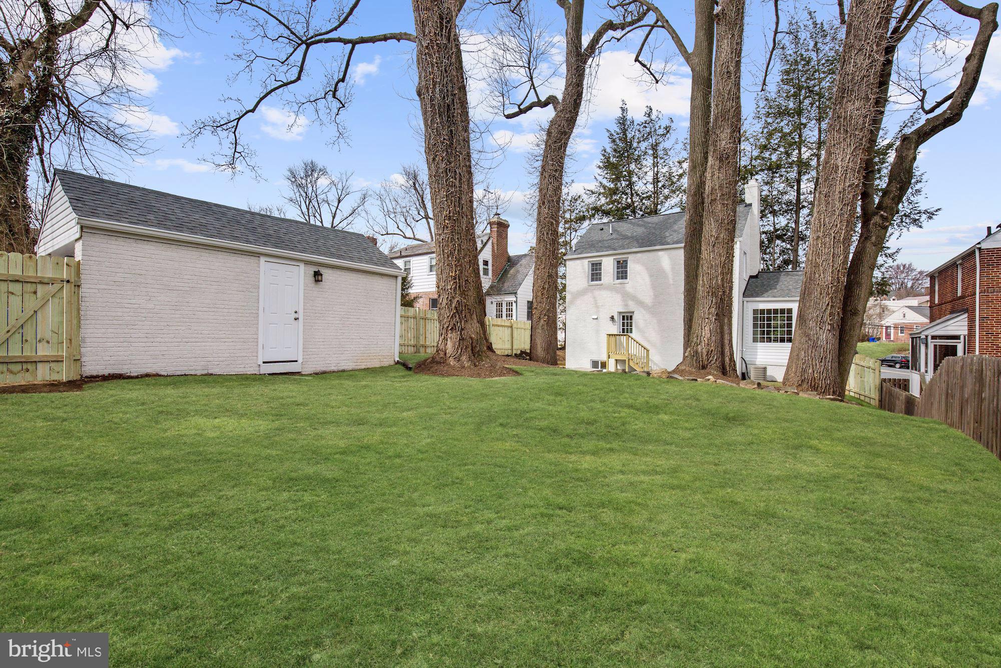 702 Dartmouth Avenue Silver Spring, MD 20910 - Photo 16 of 19 Oversized Backyard with Detached Garage
