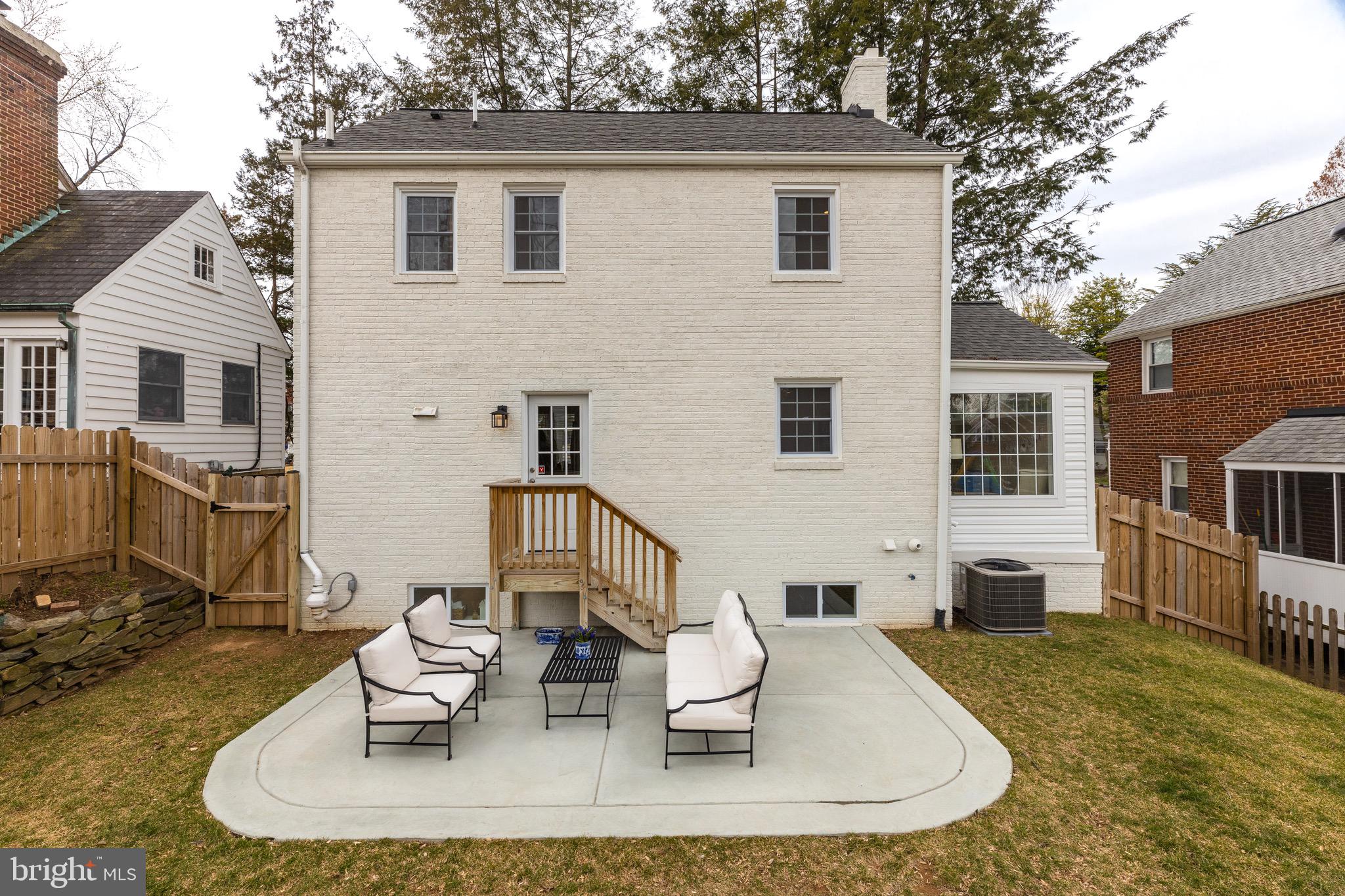 702 Dartmouth Avenue Silver Spring, MD 20910 - Photo 17 of 19 Spacious Backyard Patio for Entertaining