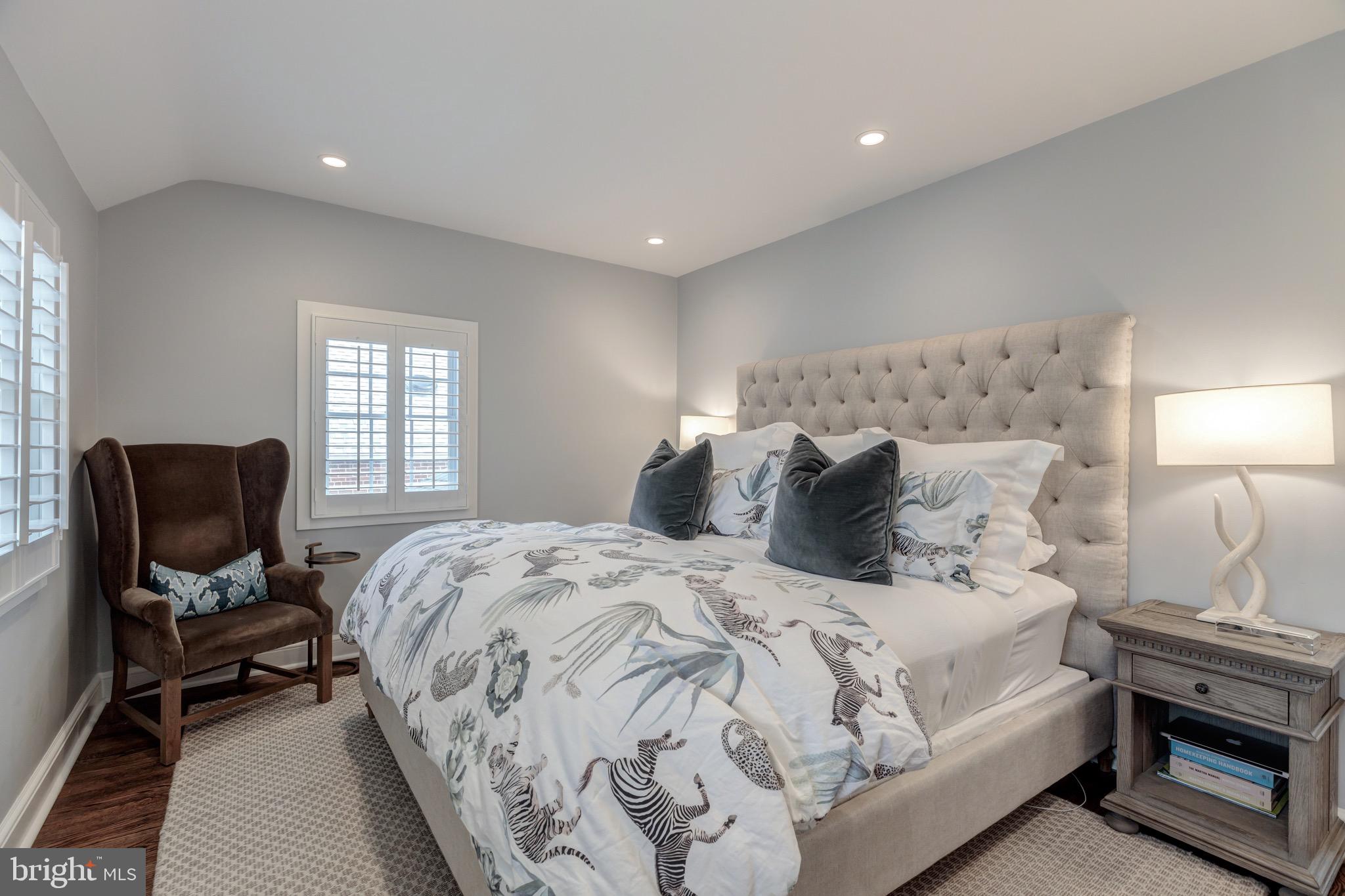 702 Dartmouth Avenue Silver Spring, MD 20910 - Photo 8 of 19 Spacious Master Bedroom with Plantation Shutters