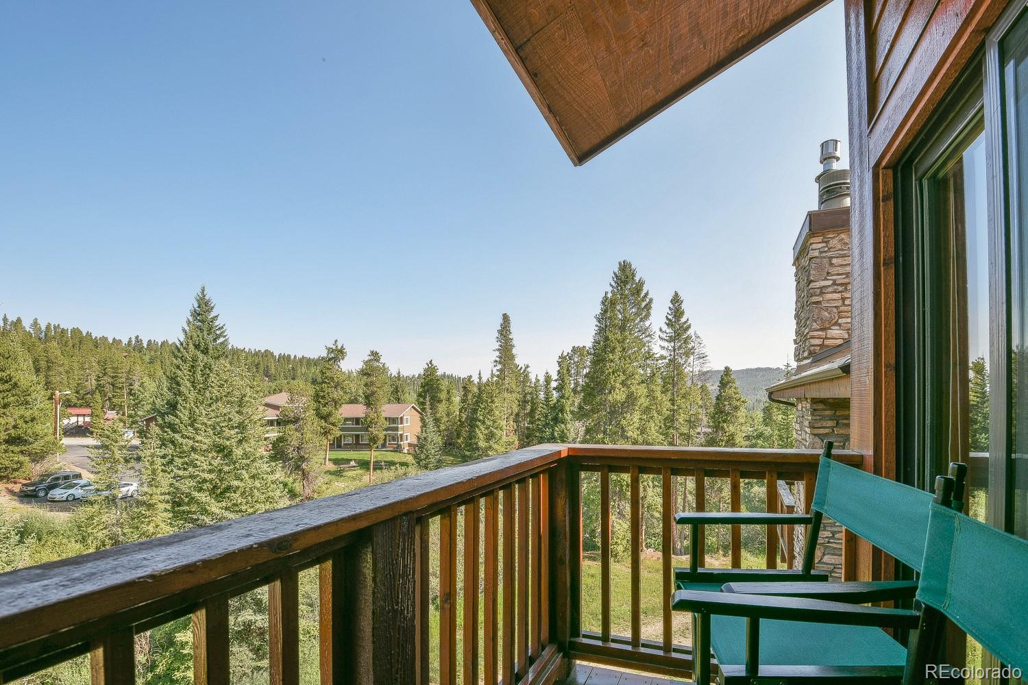 400 4 O Clock Road, Unit E Breckenridge, CO 80424 - Photo 27 of 34 a view of a balcony with outdoor space