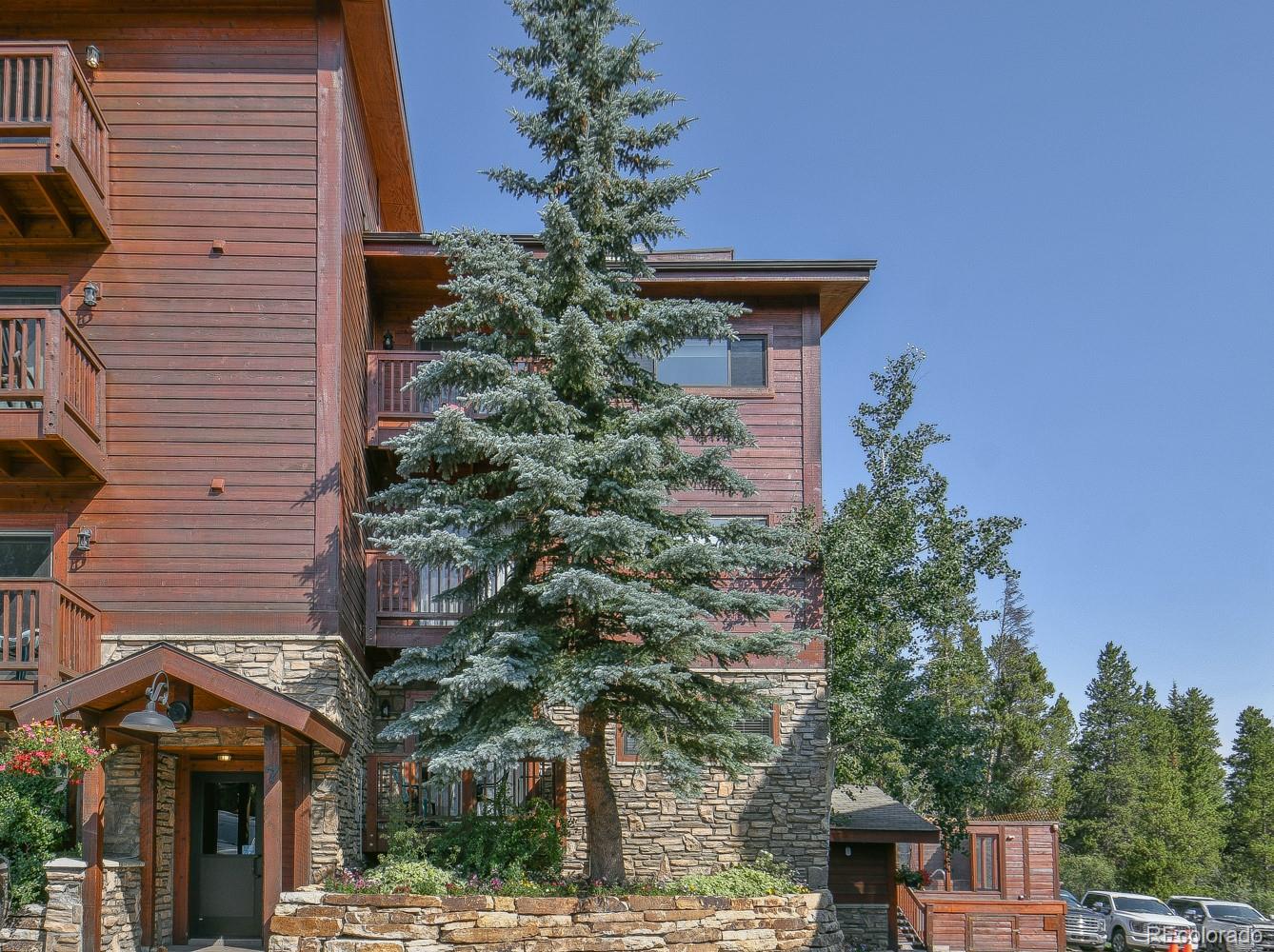400 4 O Clock Road, Unit E Breckenridge, CO 80424 - Photo 32 of 34 a pathway of a house with a tree