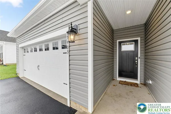 a view of a house with a door