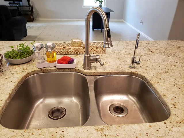 a close view of closet