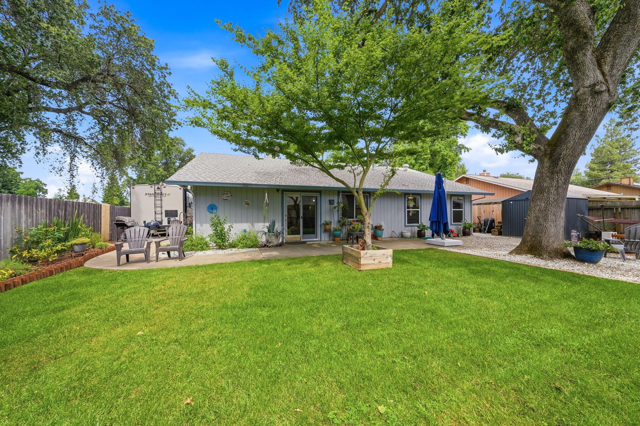 6834 Irving Road Redding, CA 96001 - Photo 19 of 26 Backyard