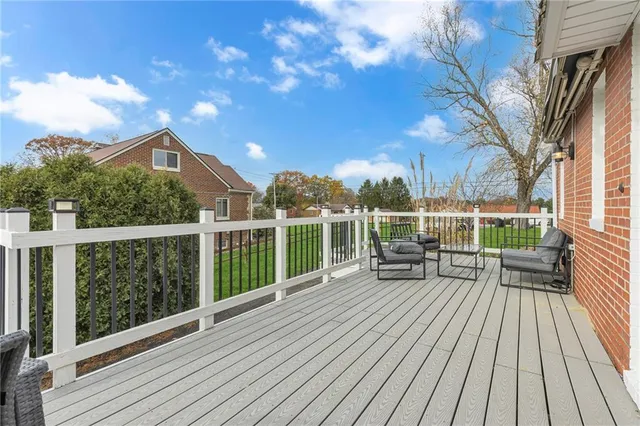 a view of a chairs on deck