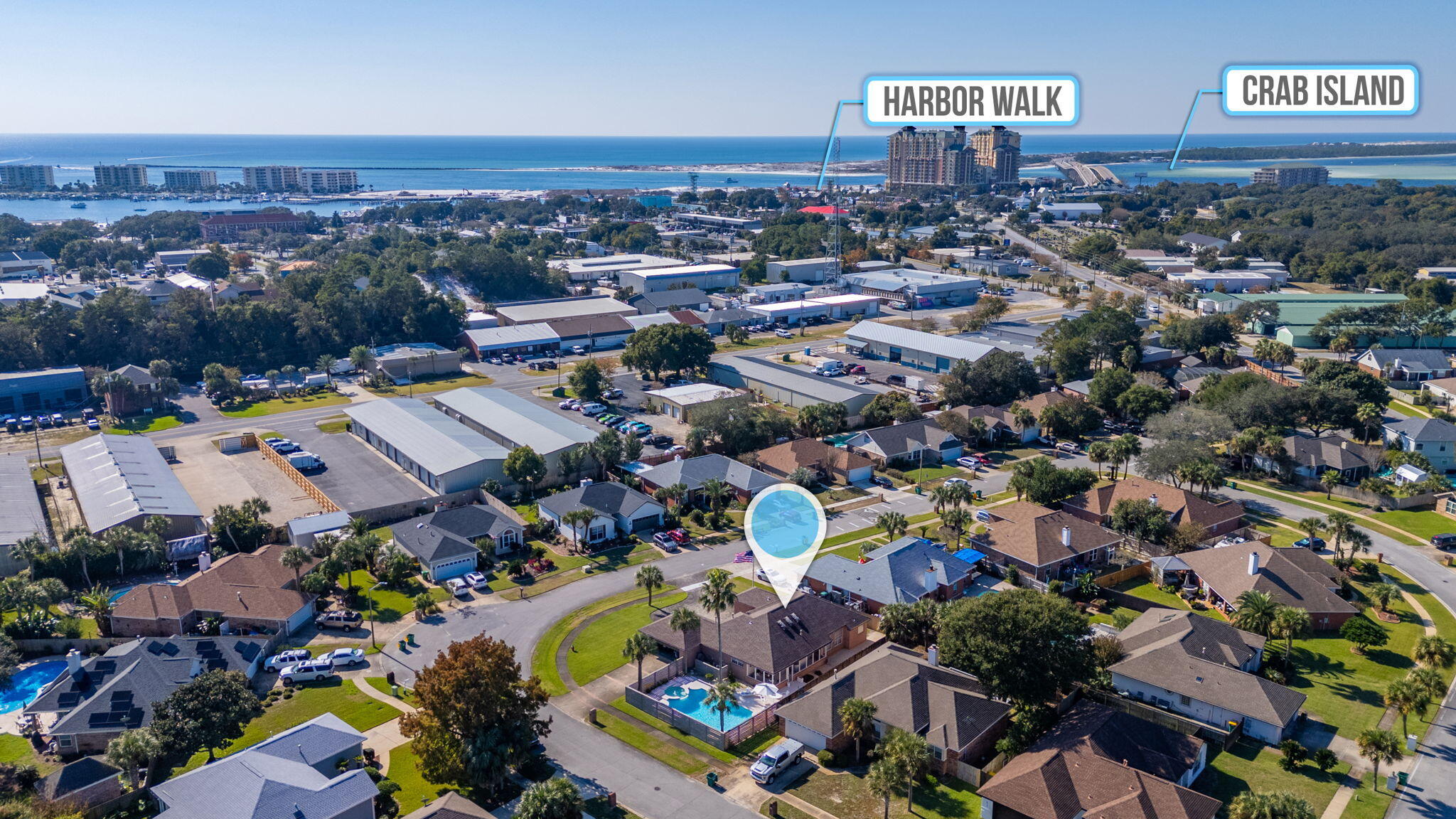 419 Ridge Wood Circle Destin, FL 32541 - Photo 54 of 58 62-web-or-mls-419 Ridgewood Cir Aerial-4