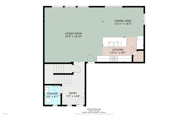 a picture of a floor plan