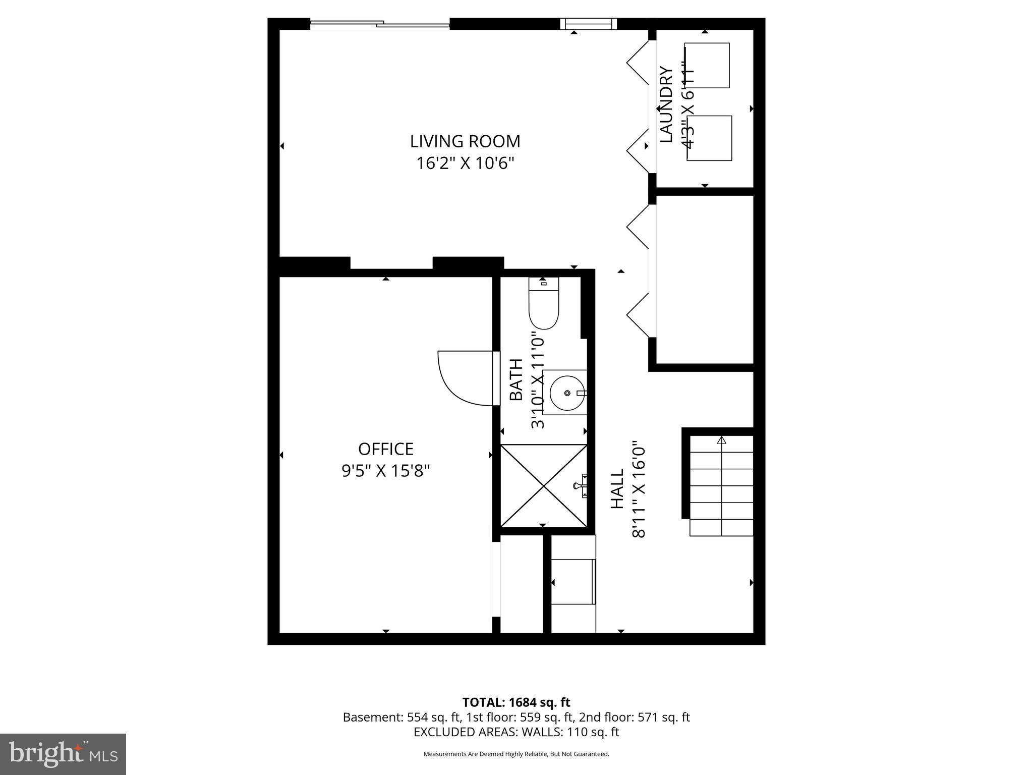 13015 Country Ridge Drive Germantown, MD 20874 - Photo 20 of 20 Basement floor plan