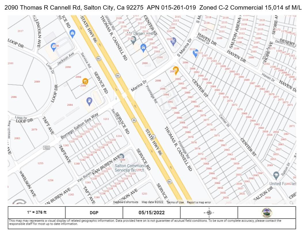 2090 Thomas R Cannell Road Salton City, CA 92274 - Photo 2 of 5 view of a black and white photo