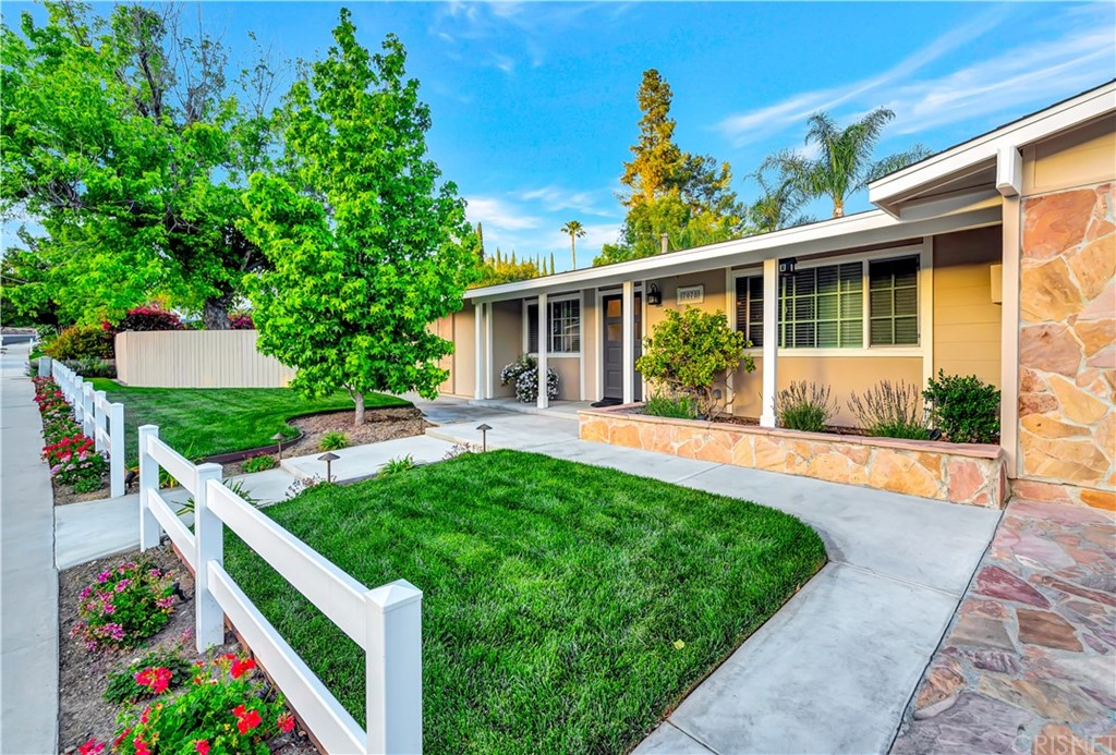 7078 Deveron Ridge Road West Hills, CA 91307 - Photo 49 of 62 a front view of house with yard and outdoor seating