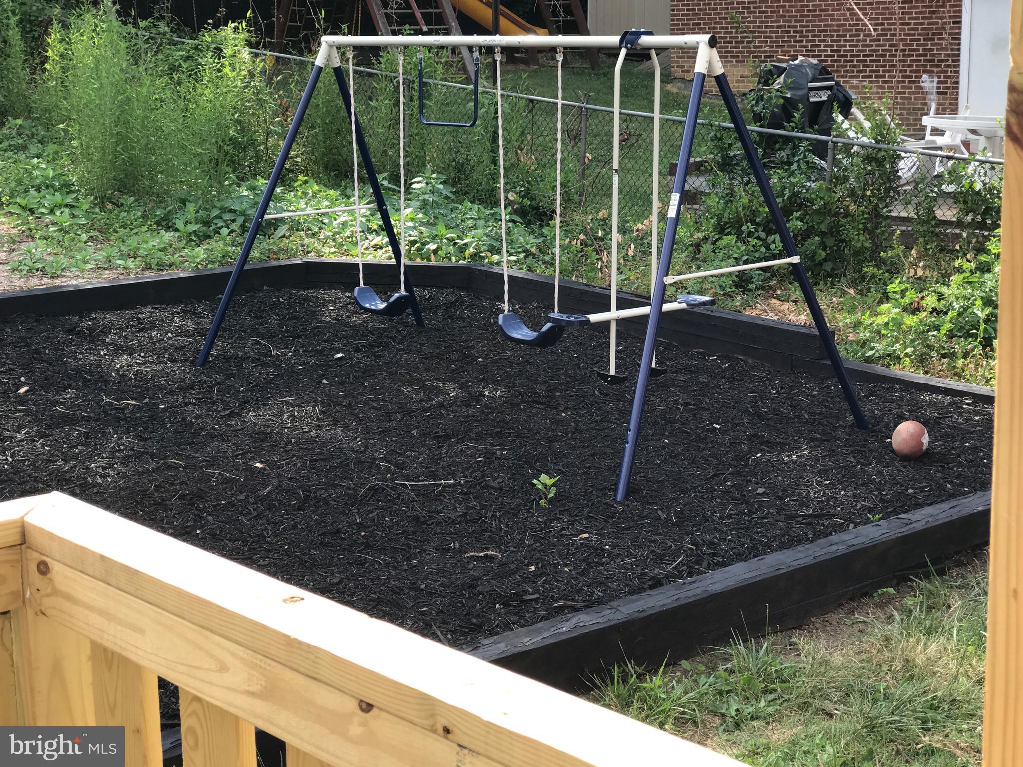 3905 Ridgecroft Road Baltimore, MD 21206 - Photo 25 of 30 Exterior (Rear) - Playground Area and swingset