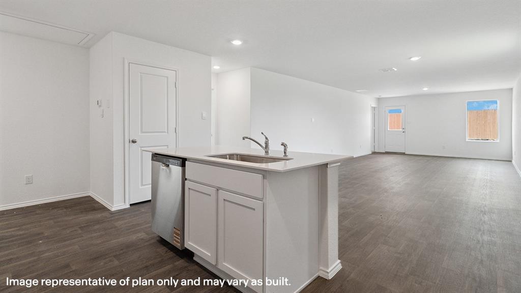 1824 Potomac Lane Blue Ridge, TX 75424 - Photo 7 of 29 a view of a sink storage and utility room with wooden floor