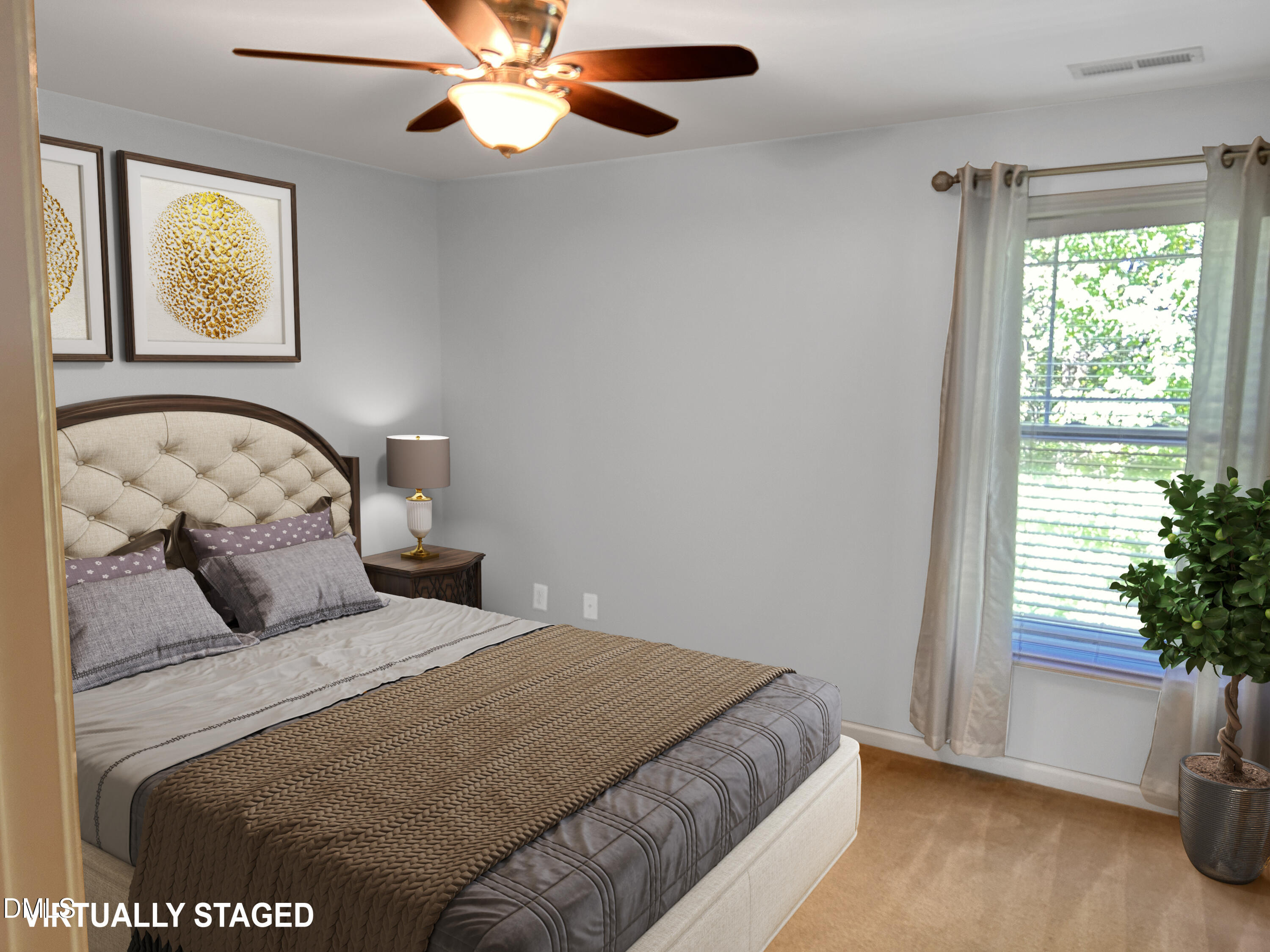 3920 Cane Garden Drive Raleigh, NC 27610 - Photo 16 of 23 a bedroom with a bed and a window