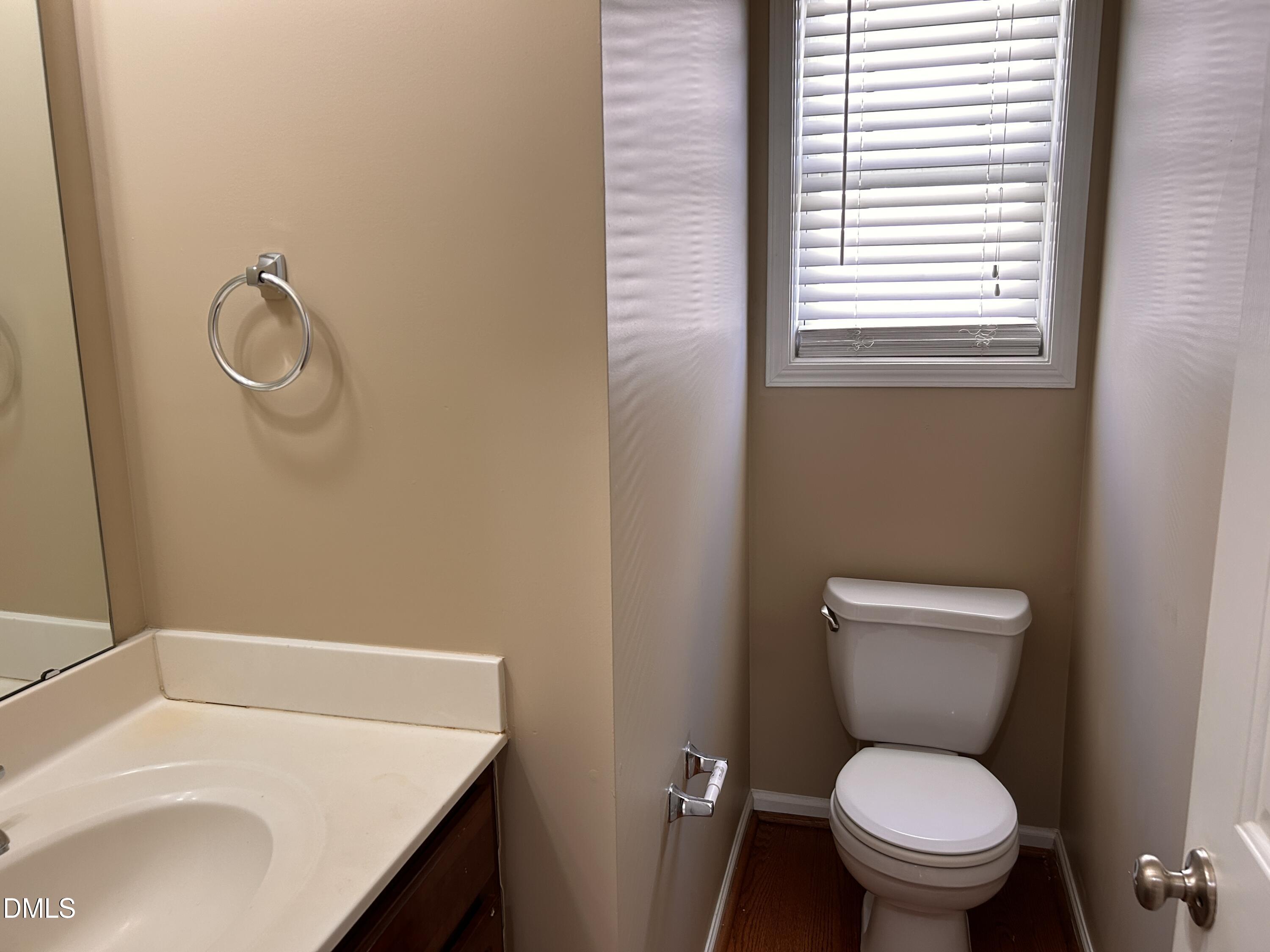 3920 Cane Garden Drive Raleigh, NC 27610 - Photo 20 of 23 a white toilet sitting next to a bathroom sink