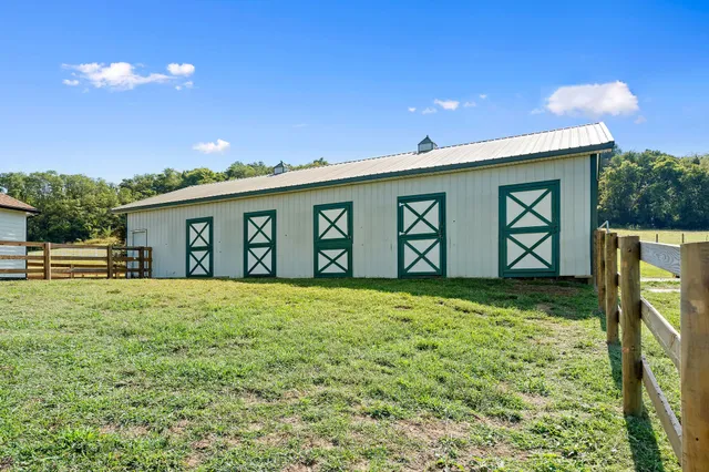 a view of a garden from a outdoor space