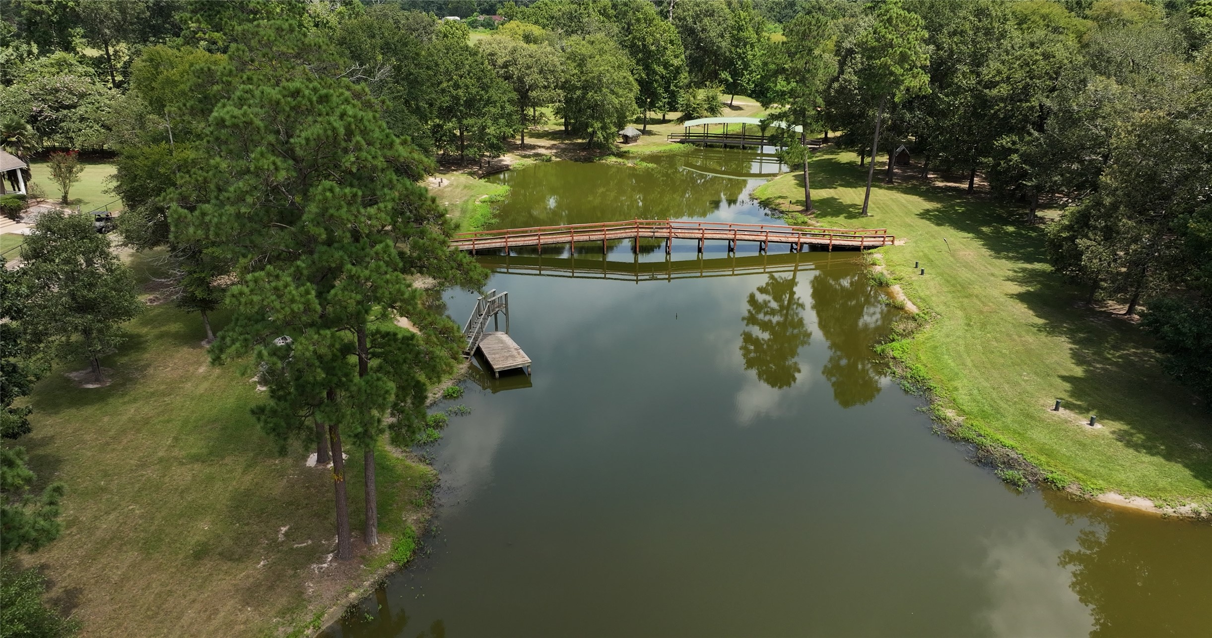 202 Jack White Road Livingston, TX 77351 - Photo 7 of 20 a view of a lake from a yard