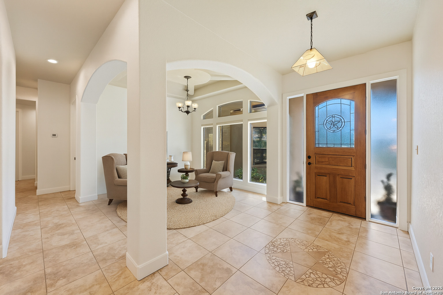 3015 River Way Spring Branch, TX 78070 - Photo 7 of 44 a living room with furniture a window and appliances
