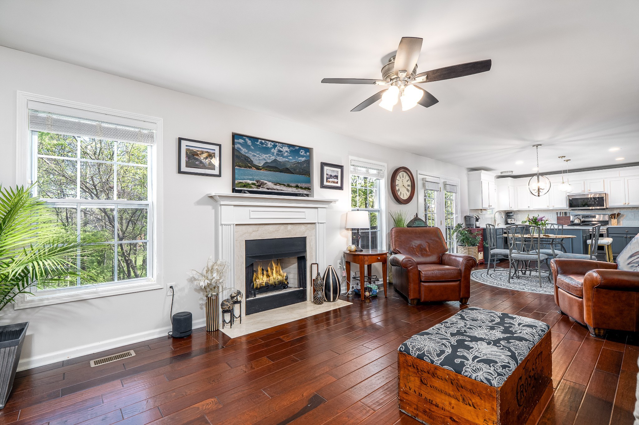 2102 Burgess Lane Spring Hill, TN 37174 - Photo 3 of 45 a living room with furniture and a fireplace