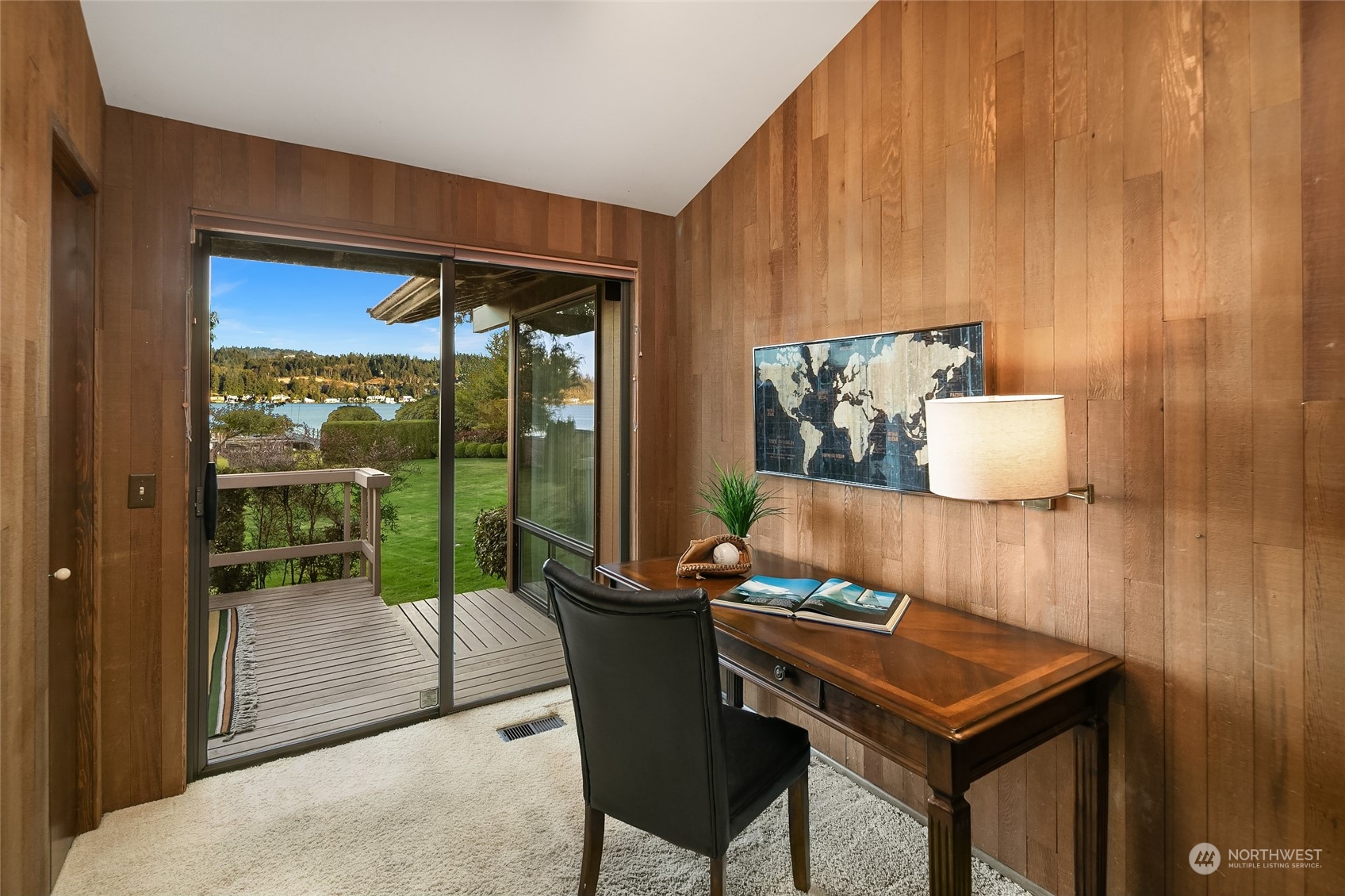 5300 Butterworth Road Mercer Island, WA 98040 - Photo 23 of 36 a view of a dining room with furniture window and outside view